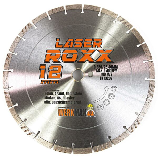 Neuentwicklung: Laser ROXX Diamanttrennscheibe Beton -...