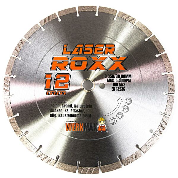 Neuentwicklung: Laser ROXX Diamanttrennscheibe universal...