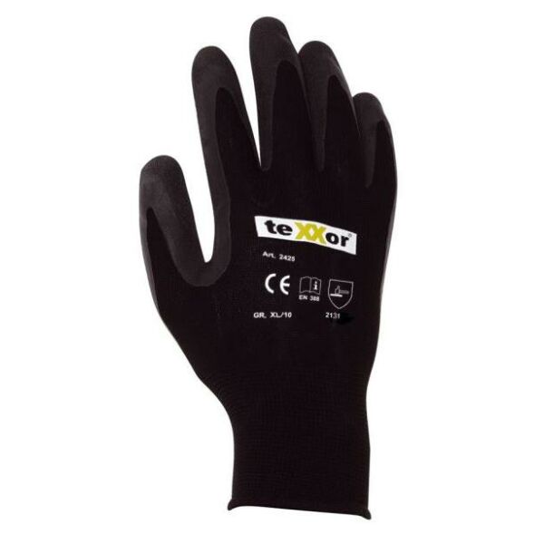 MIT STRICKBUND teXXor Handschuhe PVC-Handschuhe GRÜN 