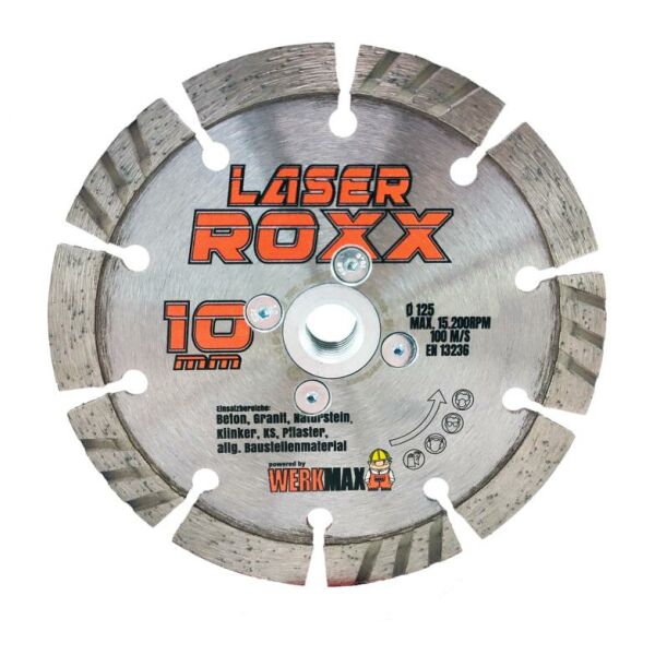 Laser ROXX Diamanttrennscheibe M14 125 mm universal |...